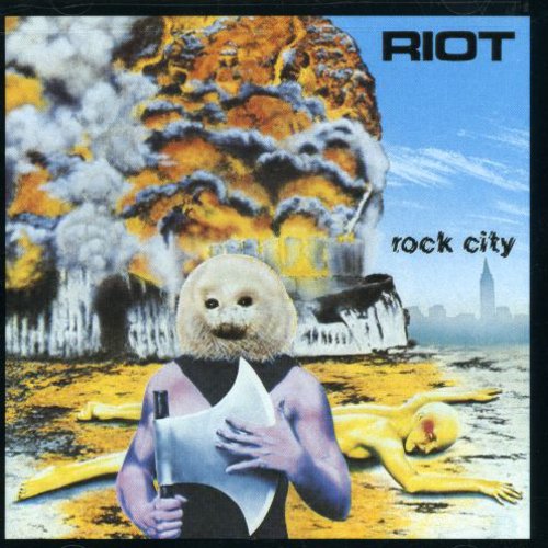 the album cover for Riot - Rock City