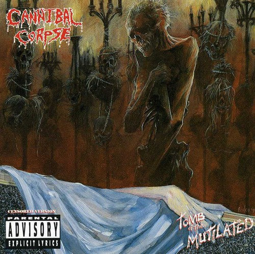 the album cover for Cannibal Corpse - Tomb of the Mutilated