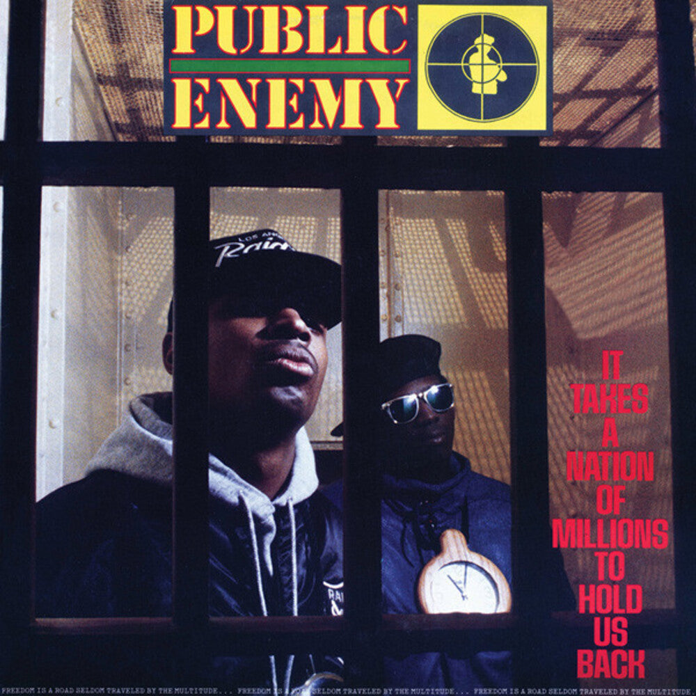 the album cover for Public Enemy - It Takes A Nation Of Millions To Hold Us Back [Import]