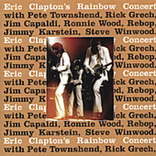 the album cover for Eric Clapton - Rainbow Concert (remastered)
