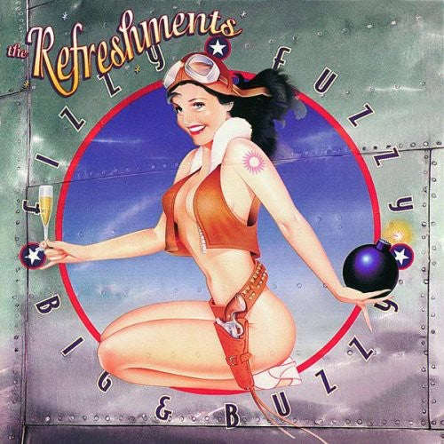 the album cover for Refreshments - Fizzy Fuzzy Big & Buzzy
