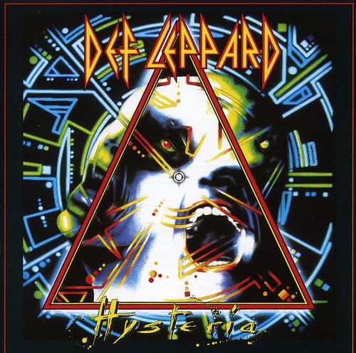 the album cover for Def Leppard - Hysteria