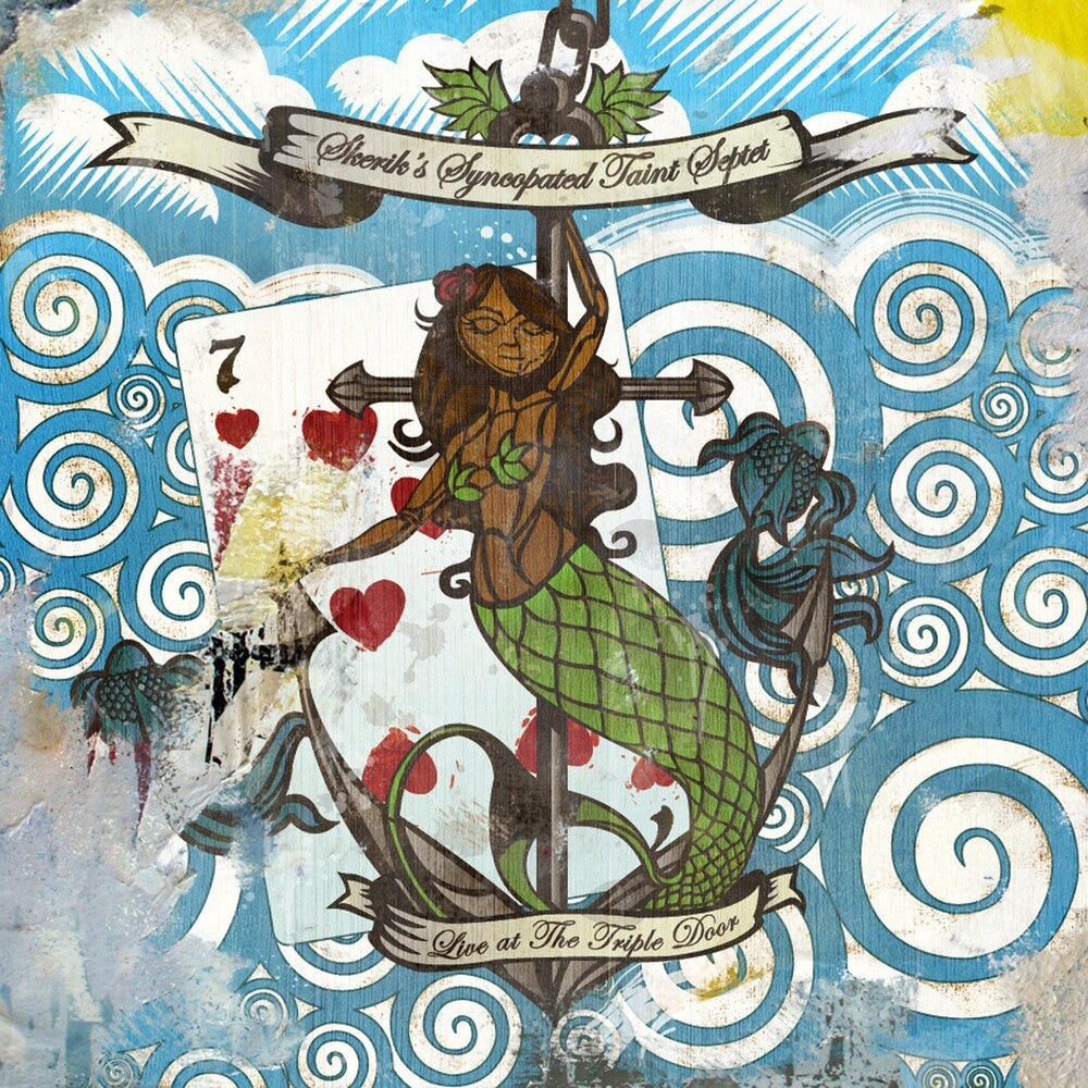 the album cover for Skeriks Syncopated Taint Septet - Live at the Triple Door