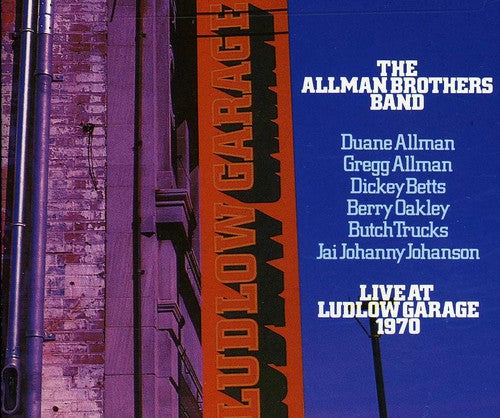 the album cover for The Allman Brothers Band - Live at Ludlow Garage