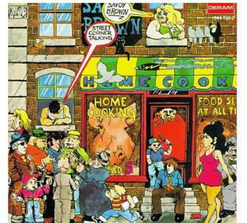 the album cover for Savoy Brown - Street Corner Talking