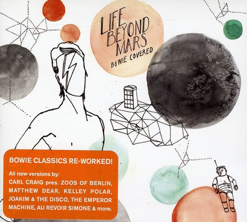 the album cover for Life Beyond Mars-Bowie Covered - Life Beyond Mars: Bowie Covered