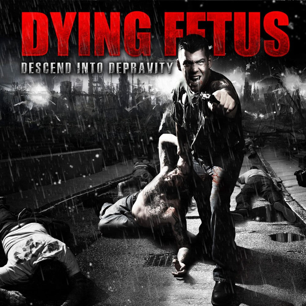 the album cover for Dying Fetus - Descend into Depravity [LP]