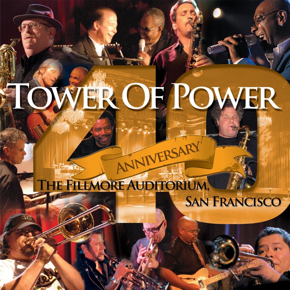 the album cover for Tower Of Power - 40th Anniversary