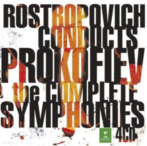 the album cover for Mstislav Rostropovich - Complete Symphonies