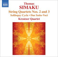 the album cover for Kreutzer Quartet - String Quartets Nos. 2 & 3 / Soliloquy Cycle