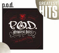 the album cover for P.O.D. - Greatest Hits: The Atlantic Years