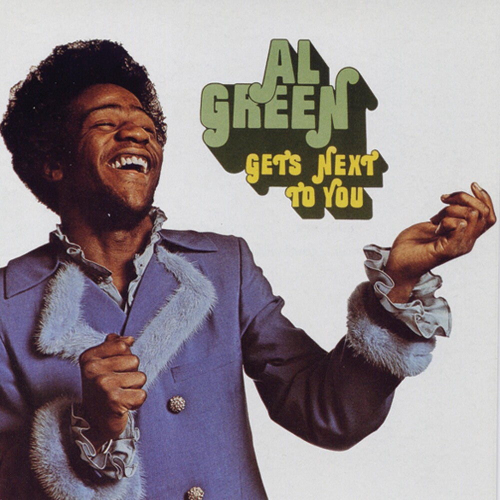 the album cover for Al Green - Get's Next To You
