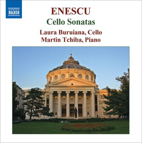 the album cover for Laura Buruiana - Cello Sonatas