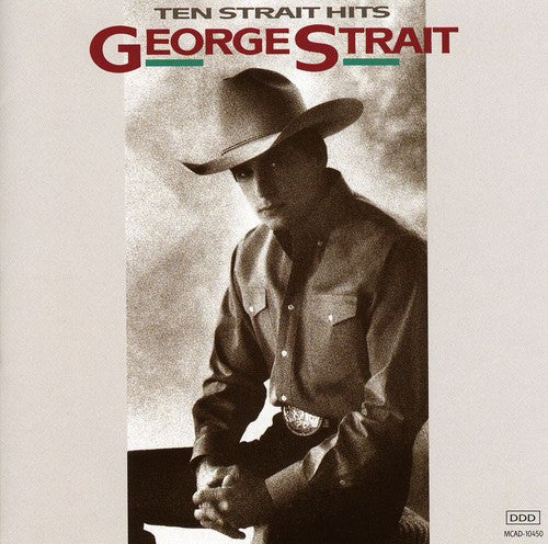 the album cover for George Strait - Ten Strait Hits