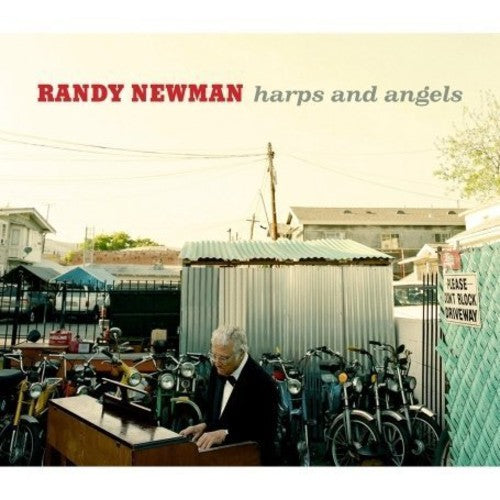 the album cover for Randy Newman - Harps & Angels