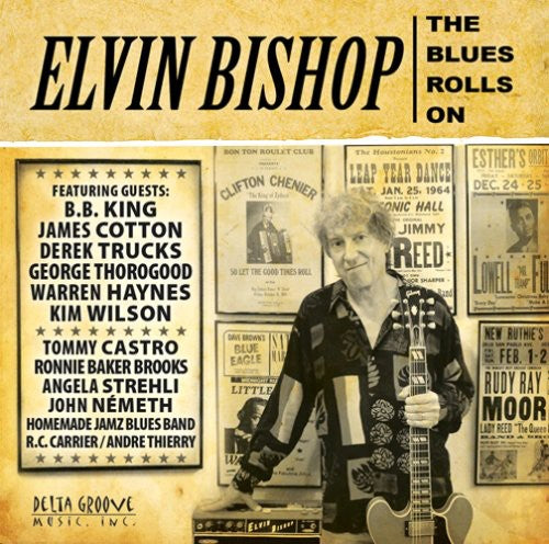 the album cover for Elvin Bishop - Blues Rolls On
