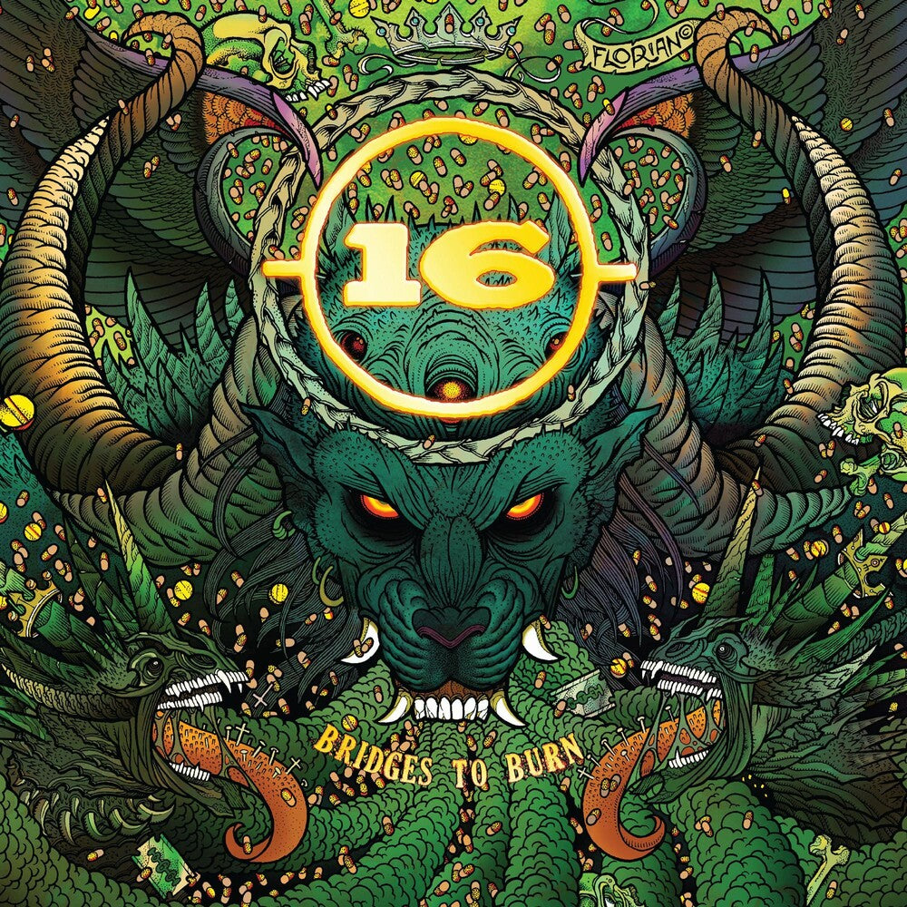 the album cover for 1.6 Band - Bridges to Burn