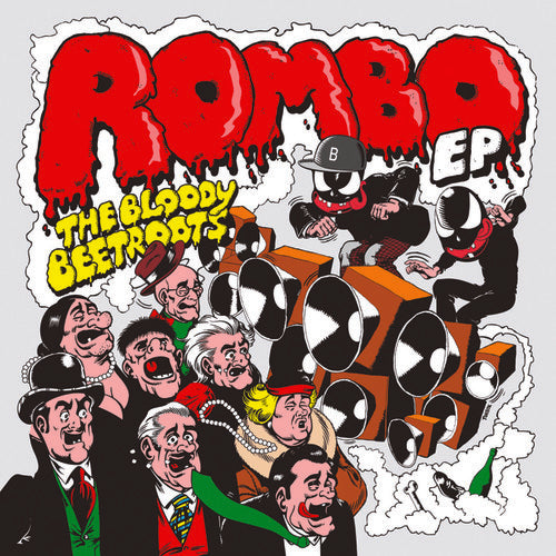 the album cover for The Bloody Beetroots - Rombo