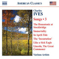 the album cover for Ives / Baty / Gardner / Plenk - Songs 3