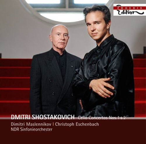 the album cover for Dimitri Maslennikov - Cello Concertos Nos. 1 & 2