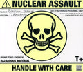the album cover for Nuclear Assault - Handle With Care [Import]