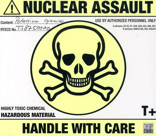 the album cover for Nuclear Assault - Handle With Care [Import]