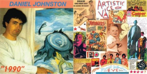 the album cover for Daniel Johnston - 1990/Artistic Vice