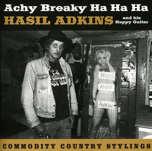 the album cover for Hasil Adkins - Achy Breaky Ha Ha Ha