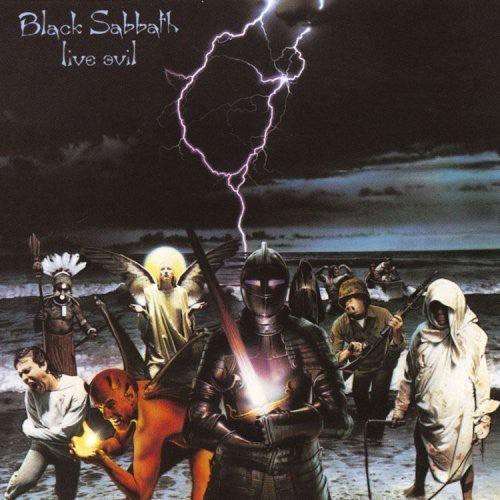 the album cover for Black Sabbath - Live Evil