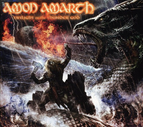 the album cover for Amon Amarth - Twilight of the Thunder God