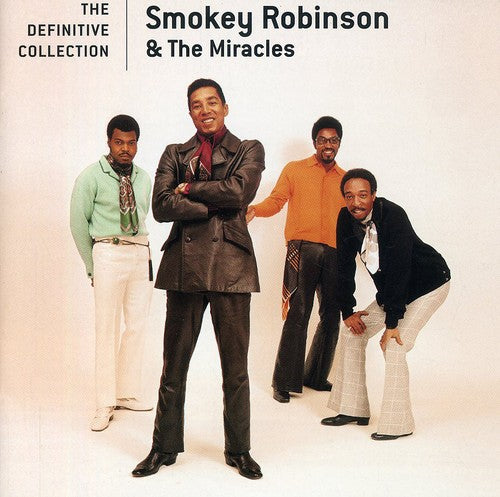the album cover for Smokey Robinson & The Miracles - The Definitive Collection