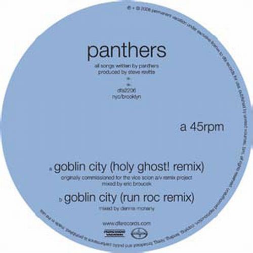 the album cover for Panthers - Goblin City (Holy Ghost! Remix)