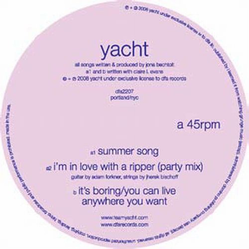 the album cover for Y.A.C.H.T. - Summer Song