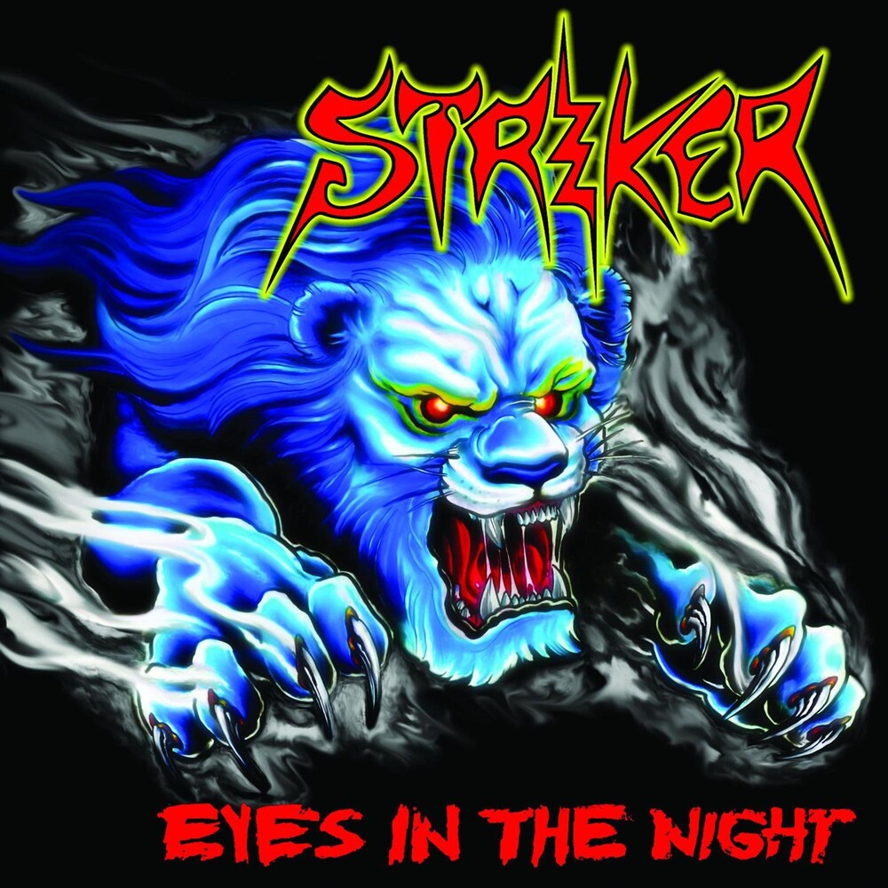 the album cover for Striker - Eyes in the Night