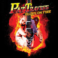 the album cover for Pat Travers - Blues on Fire