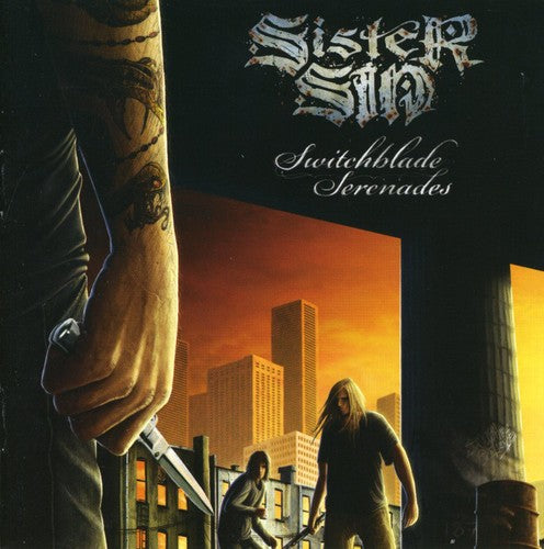 the album cover for Sister Sin - Switchblade Serenades