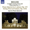 the album cover for Aperto Piano Quartet - Complete String Trios & Piano Quartets 2