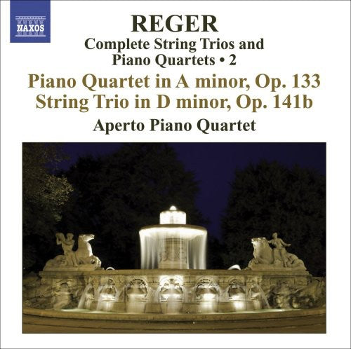 the album cover for Aperto Piano Quartet - Complete String Trios & Piano Quartets 2