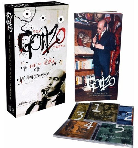 the album cover for Hunter Thompson S - The Gonzo Tapes: The Life and Work Of Dr Hunter S. Thompson
