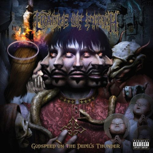 the album cover for Cradle Of Filth - Godspeed On The Devil's Thunder