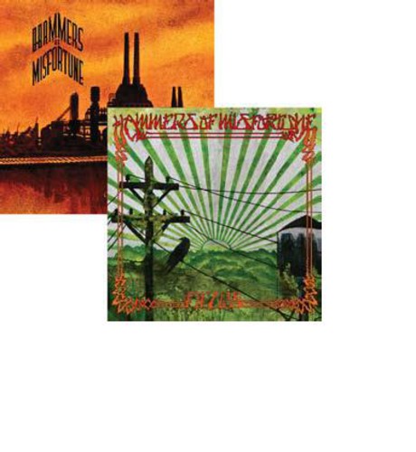 the album cover for Hammers Of Misfortune - Fields/Church Of Broken Glass