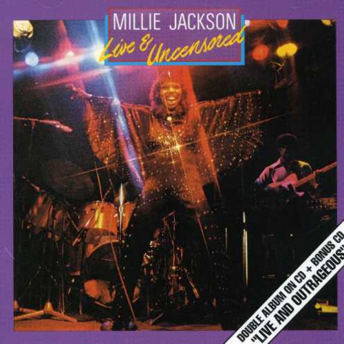 the album cover for Millie Jackson - Live & Uncensored [Import]