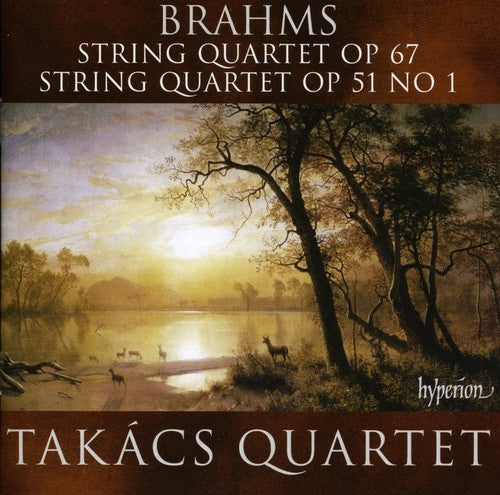 the album cover for J. BRAHMS - String Quartets