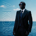 the album cover for Akon - Freedom
