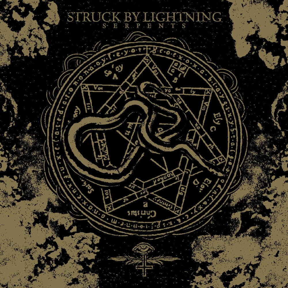 the album cover for Struck By Lightning - Serpents