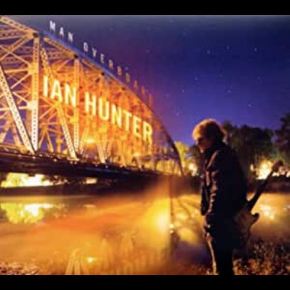 the album cover for Ian Hunter - Man Overboard