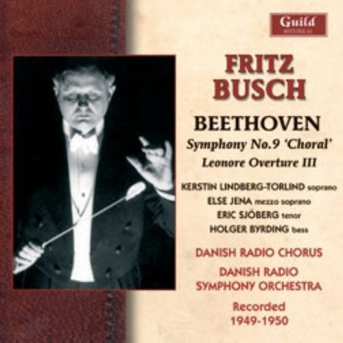 the album cover for Fritz Busch - Symphony No. 9