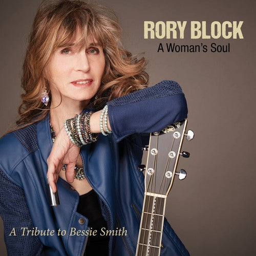the album cover for Rory Block - Woman's Soul: Tribute To Bessie Smith
