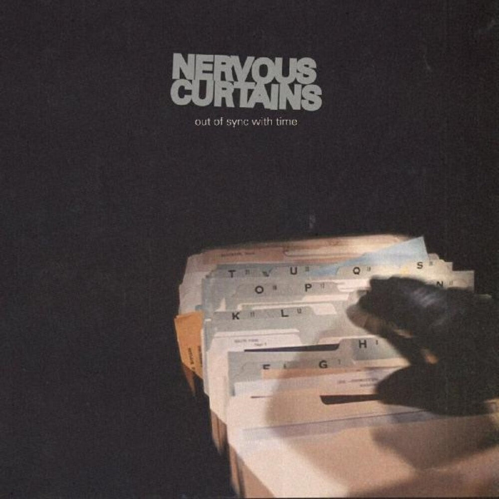 the album cover for Nervous Curtains - Out Of Sync With Time