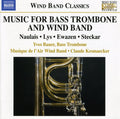 the album cover for Yves Bauer - Music for Bass Trombone & Wind Band